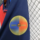 Camisa Barcelona Edição Comemorativa 100 Anos - Versão Retrô Manga Comprida