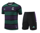 Kit De Treino Real Madrid 23/24 Verde e Roxo
